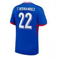 Frankrike Theo Hernandez #22 Hemmatröja EM 2024 Kortärmad